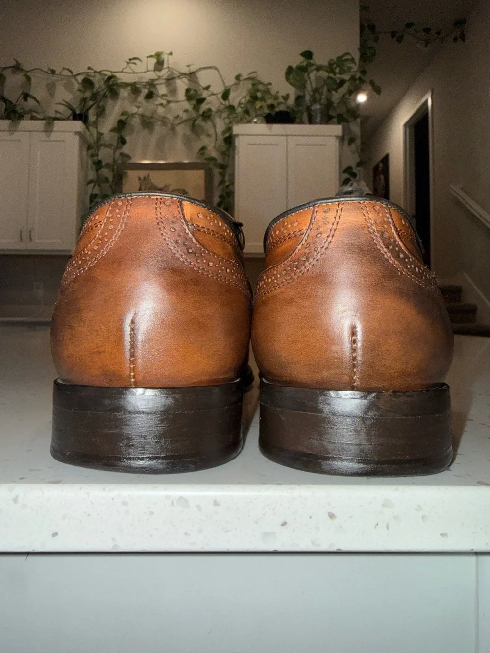 To Boot New York Men's Brown Cap-Toe Brogue Oxfords